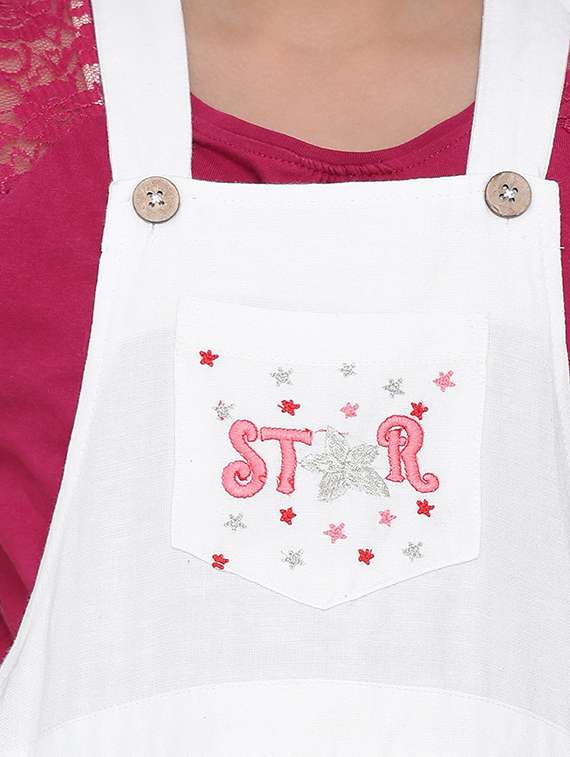 white cotton frock - 17011139 -  Standard Image - 4