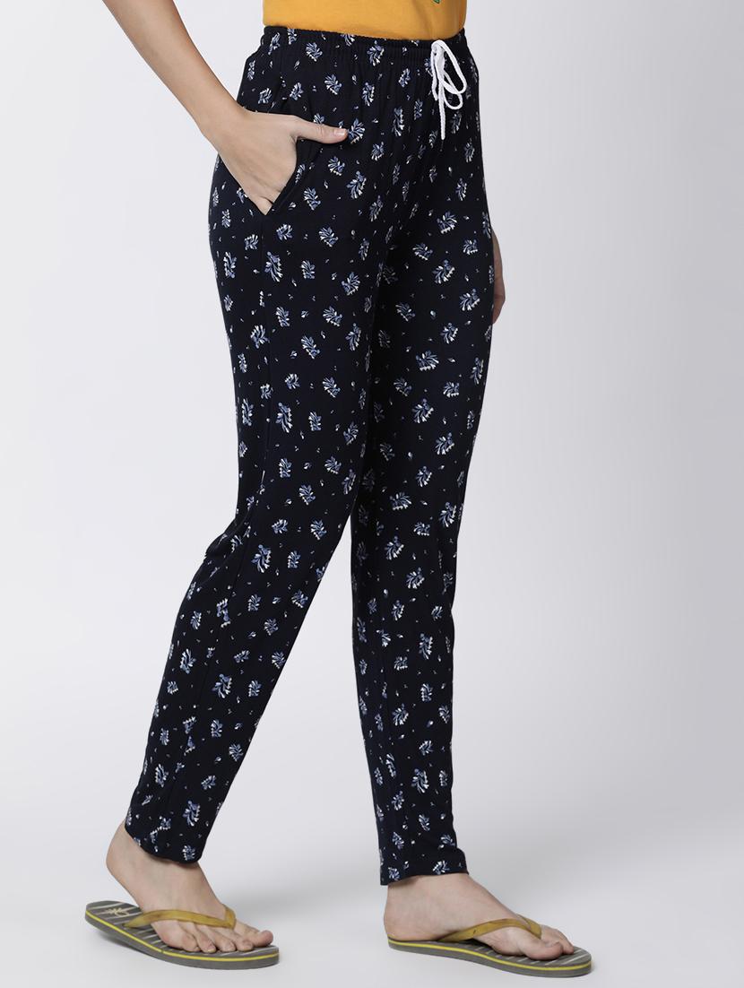 drawstring waist printed pajama - 17012757 - Standard Image - 1