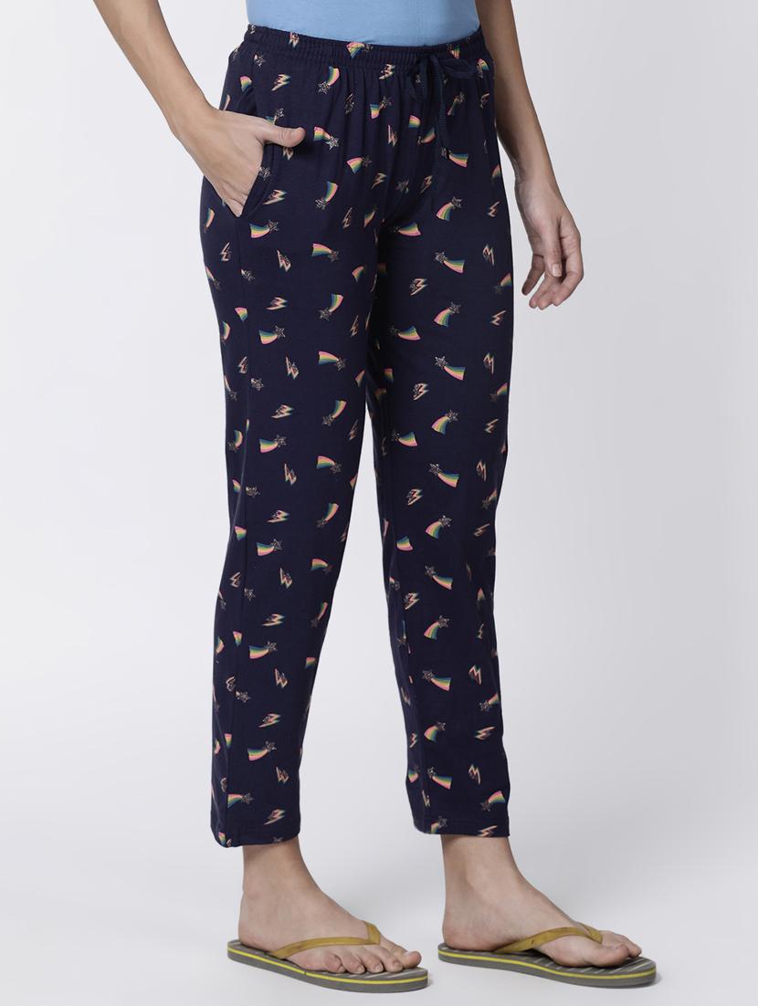 drawstring waist printed pajama  - 17012759 -  Standard Image - 1