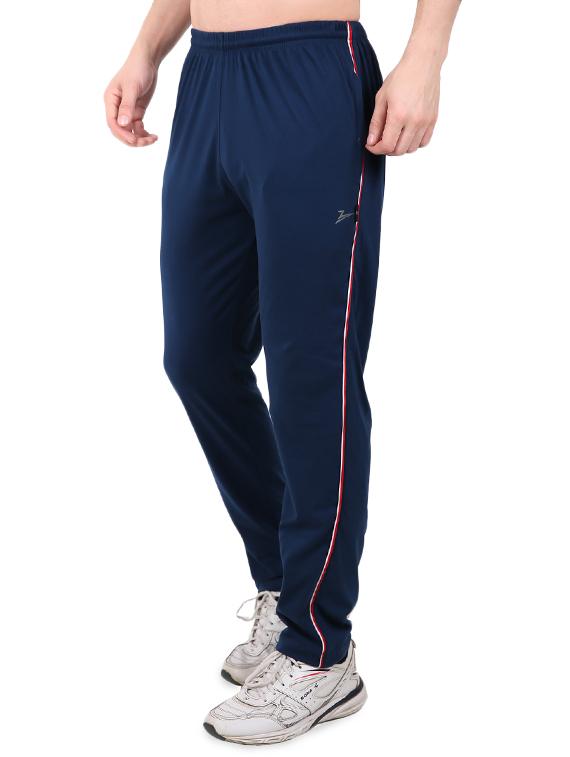 blue side striped full length track pant - 17012795 -  Standard Image - 1