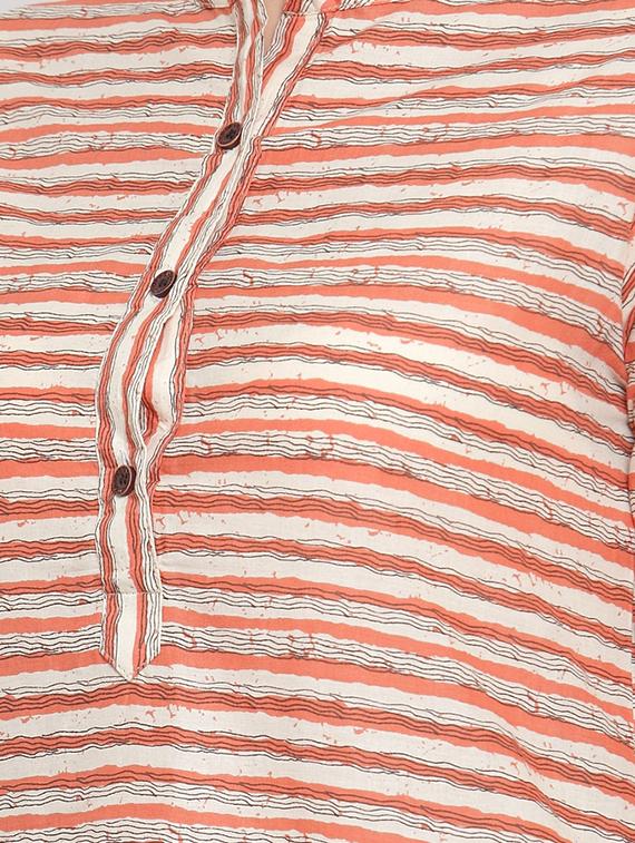 striped kurta palazzo set - 17013589 - Standard Image - 4