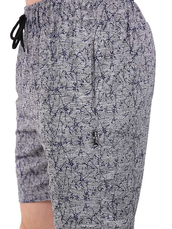 grey printed shorts - 17015657 - Standard Image - 4