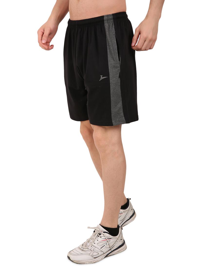 black side taped shorts - 17015659 - Standard Image - 1