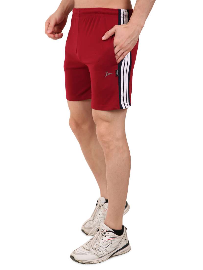 red side striped shorts - 17015665 -  Standard Image - 1