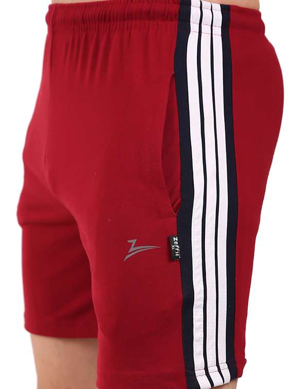 red side striped shorts - 17015665 -  Standard Image - 4