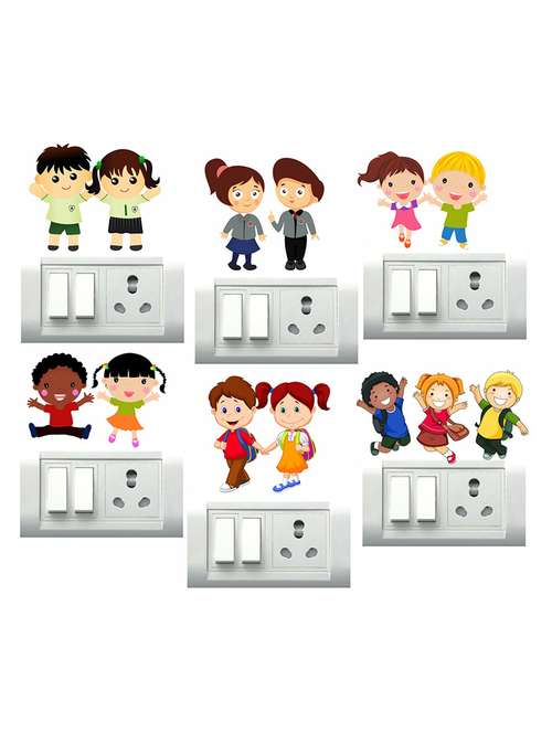 kids switch board sticker 