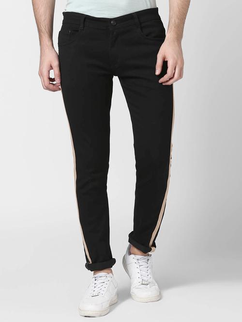 mens slim fit plain jeans - 17016611 - Standard Image - 0
