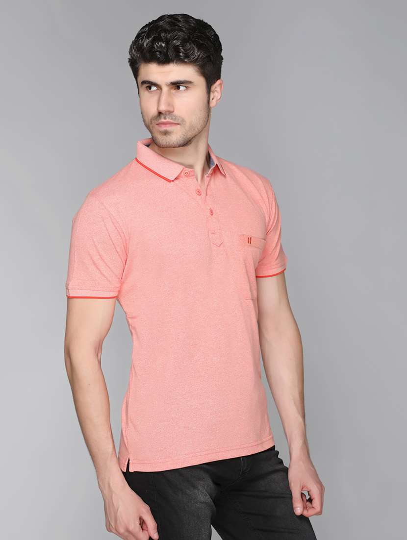 orange solid t-shirt - 17018552 - Standard Image - 1
