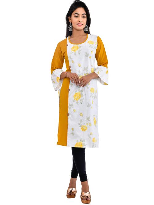 women's straight kurta - 17020939 - Standard Image - 0