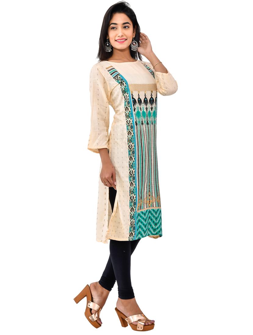 women's straight kurta - 17020940 - Standard Image - 1