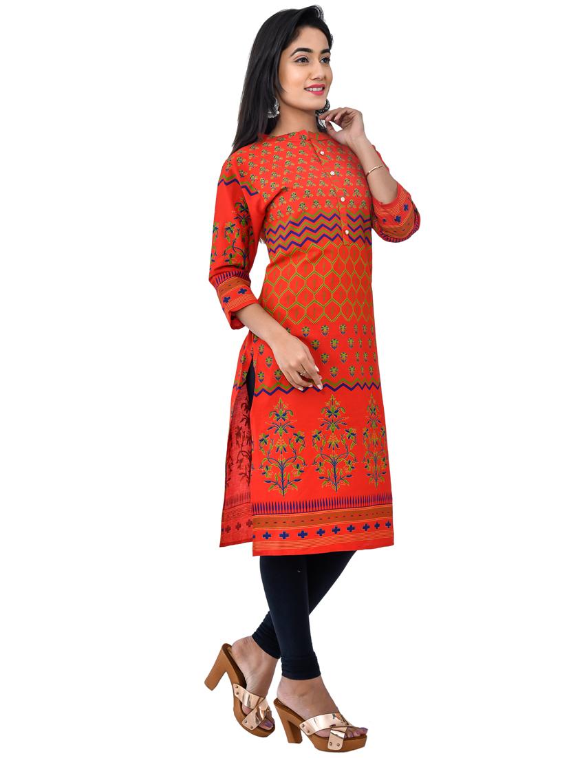 women's straight kurta - 17020941 - Standard Image - 1