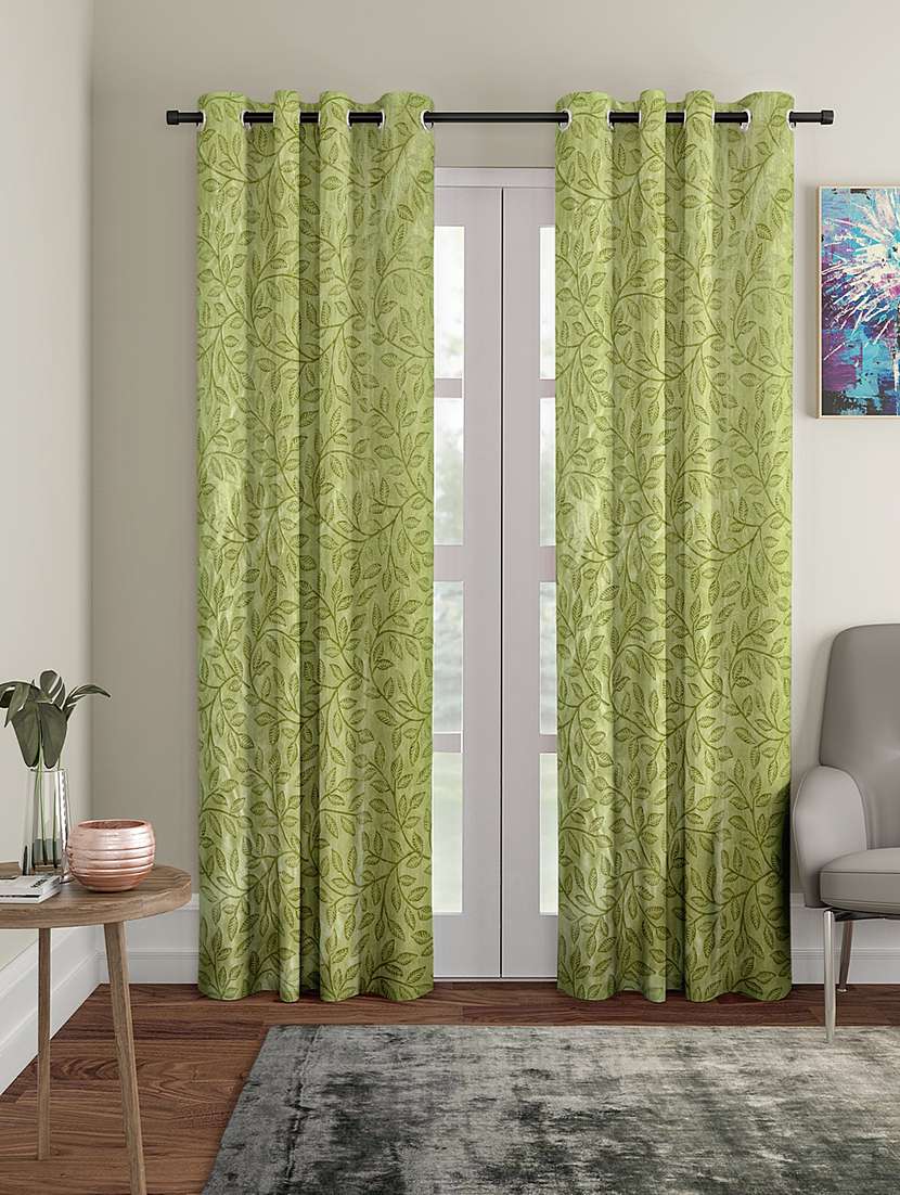 long crsuh long door curtain (pack of 2)