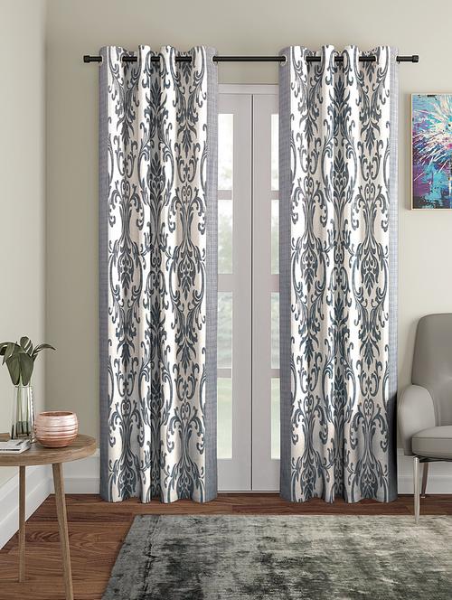 eyelet polyester long door curtain (pack of 2) - 17021728 - Standard Image - 0