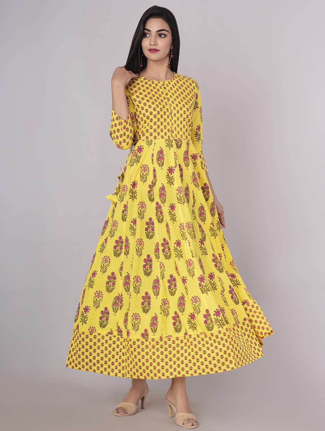 women's flared kurta