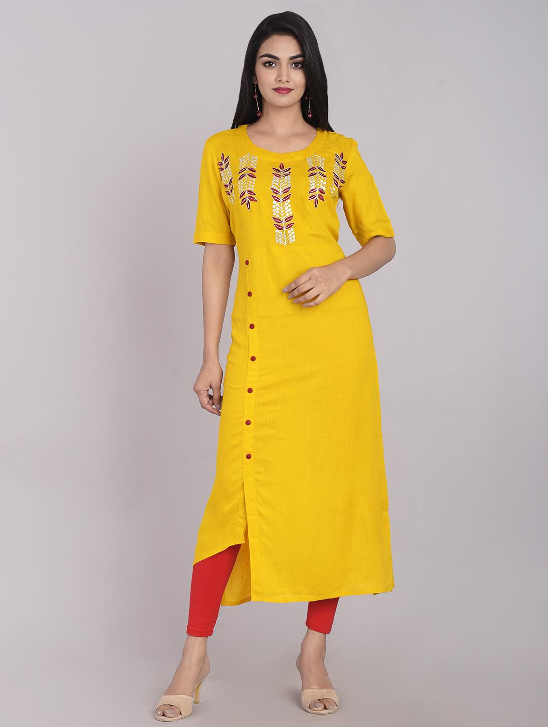 women's asymmetric kurta - 17022181 - Zoom Image - 0