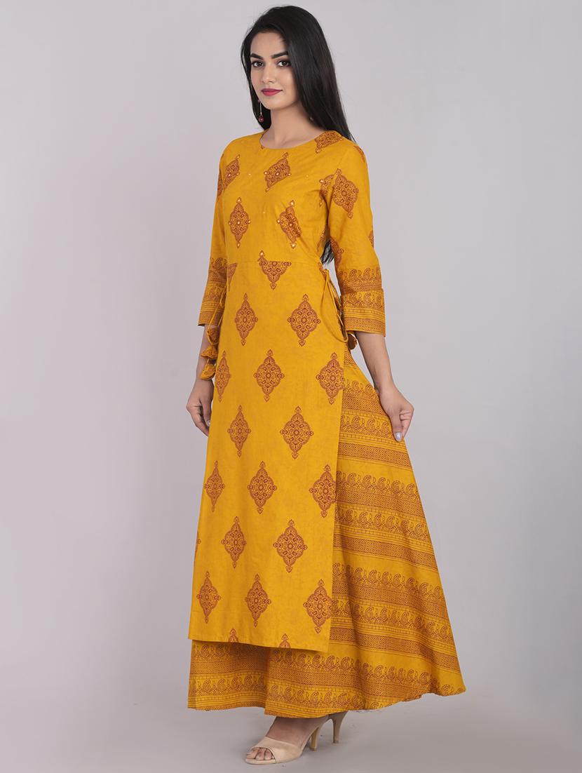 women's layered kurta - 17022182 -  Standard Image - 1