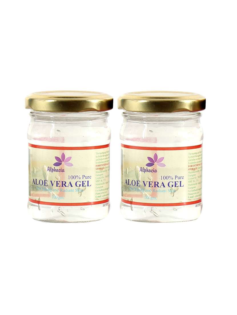 alphacia pure and natural aloe vera gel 120 g
