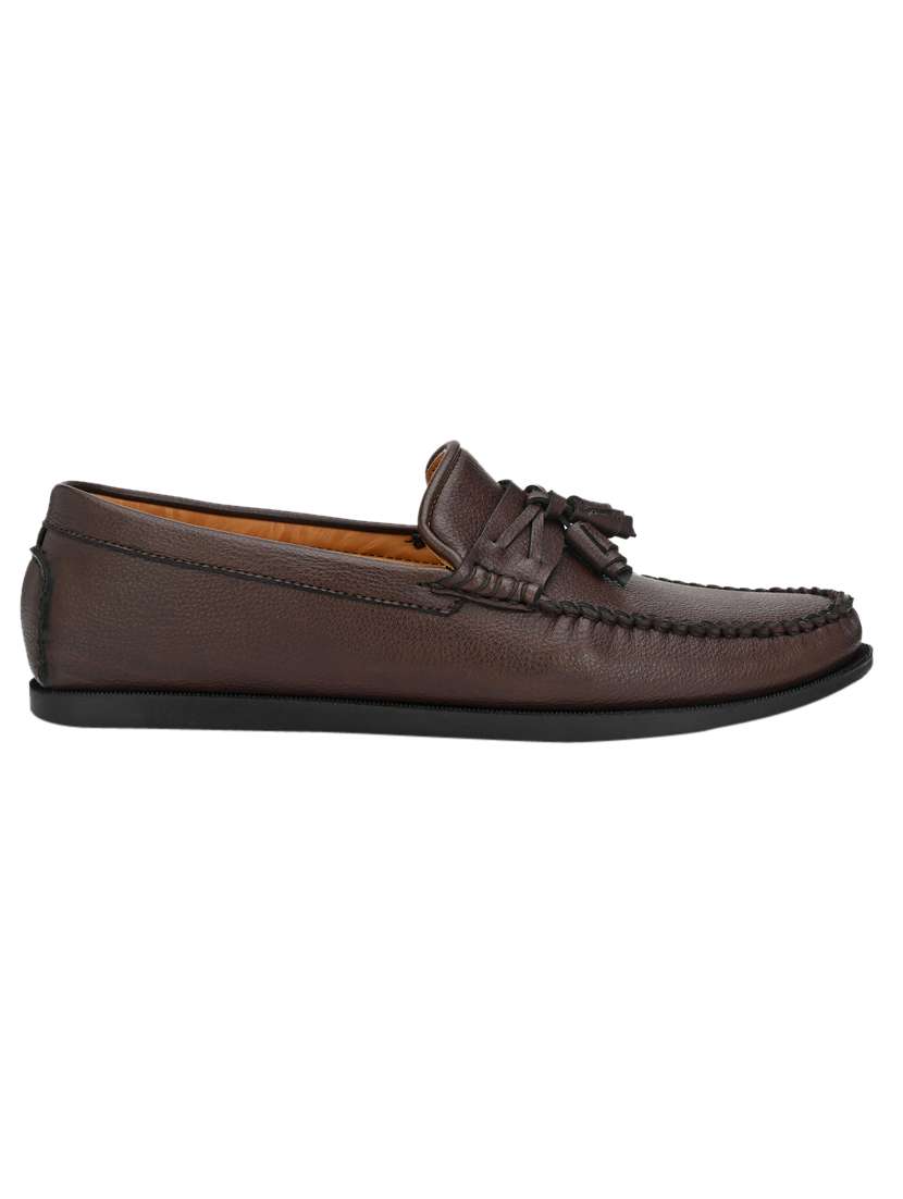 brown slip on loafers - 17022691 -  Standard Image - 1