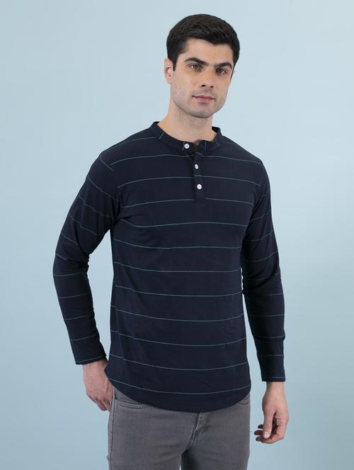 blue striped collared t-shirt - 17024626 -  Standard Image - 0