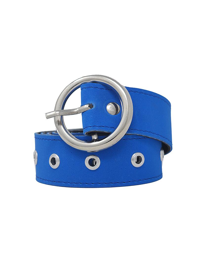 blue casual faux leather belt - 17025195 - Standard Image - 1