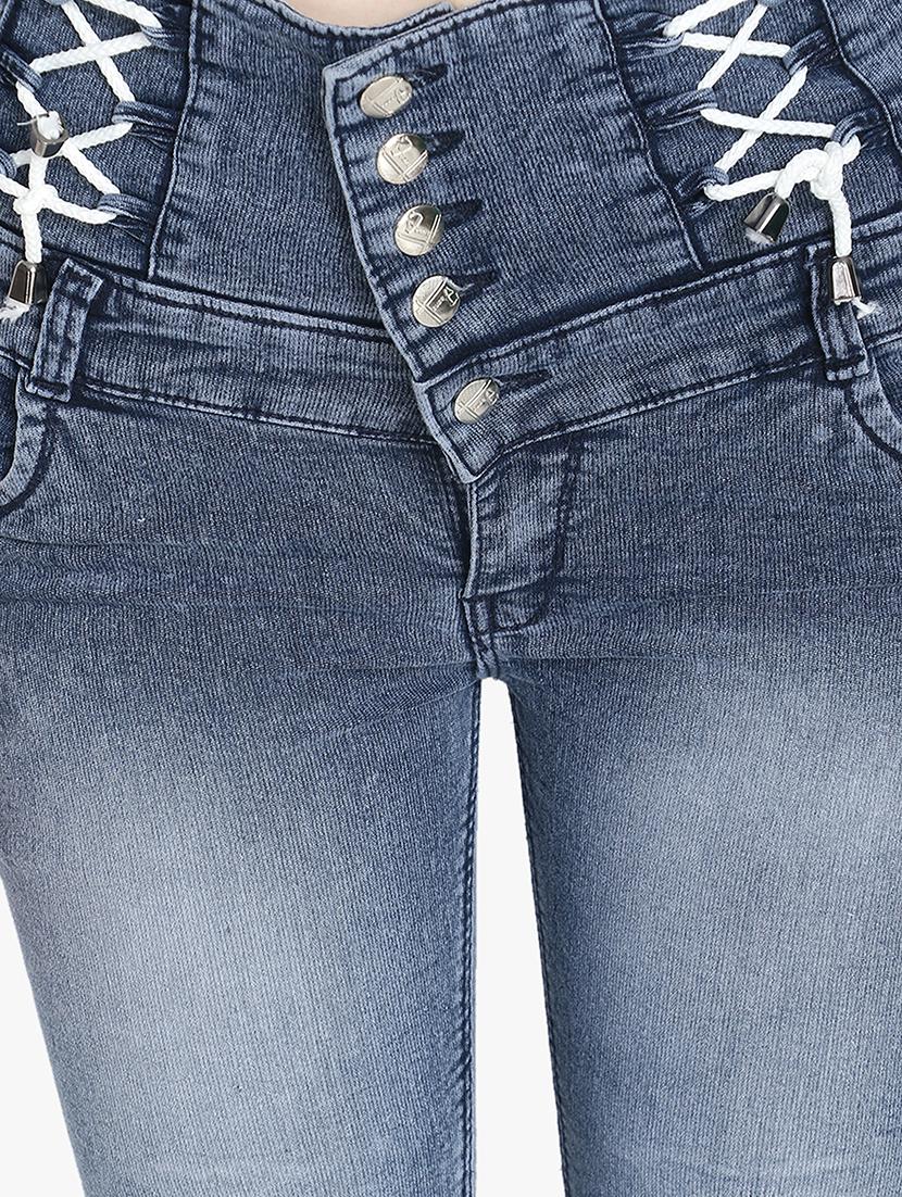 high rise skinny fit jeans - 17026101 - Standard Image - 4