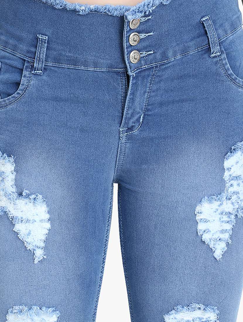 high rise skinny fit jeans  - 17026111 -  Standard Image - 4