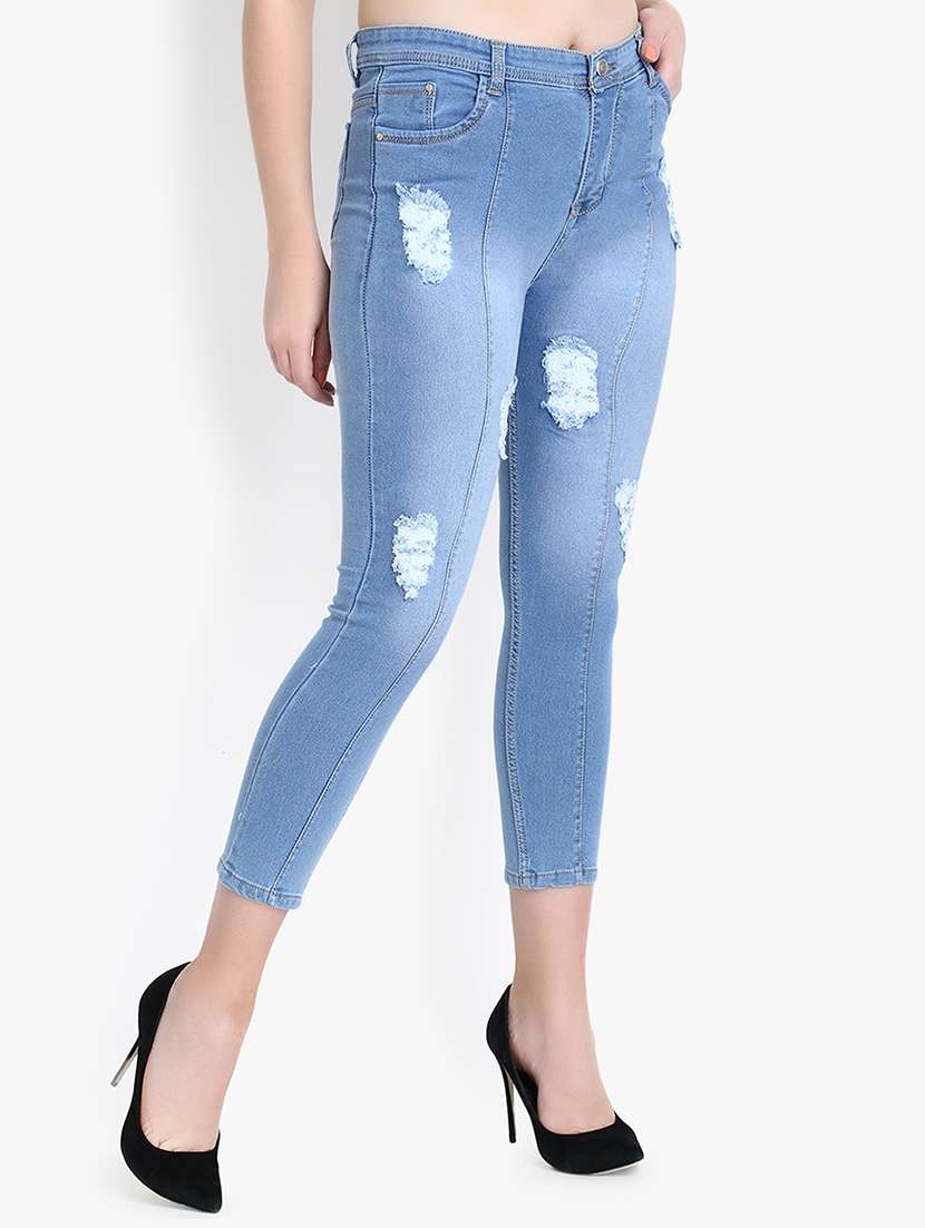 mid rise skinny fit jeans - 17026116 -  Standard Image - 1