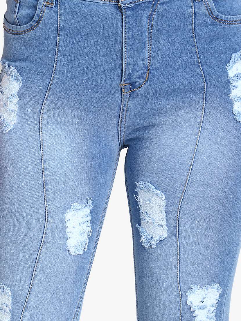 mid rise skinny fit jeans - 17026116 -  Standard Image - 4