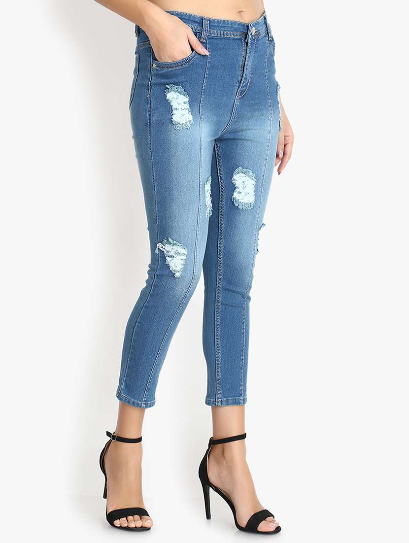 high rise skinny fit jeans  - 17026119 -  Standard Image - 1
