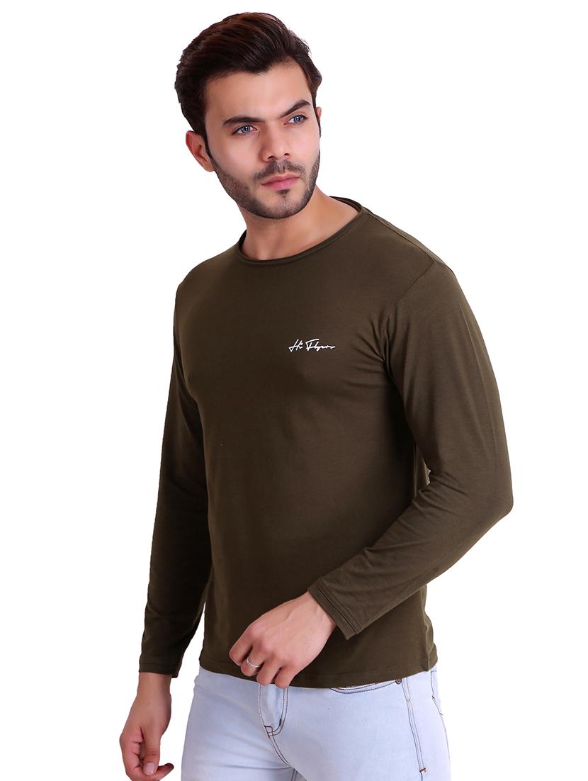 men solid cotton t-shirt - 17031723 - Standard Image - 1