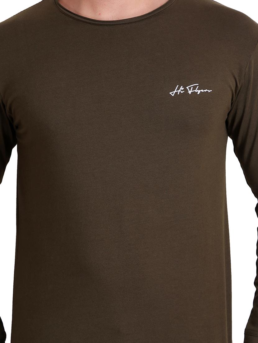 men solid cotton t-shirt - 17031723 - Standard Image - 4