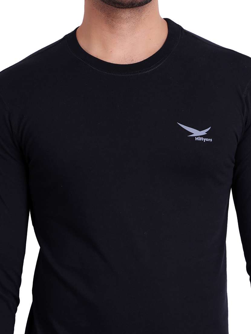 round neck solid regular t-shirt - 17031730 -  Standard Image - 4