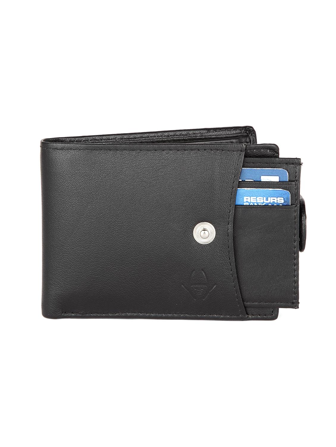 black leather wallet