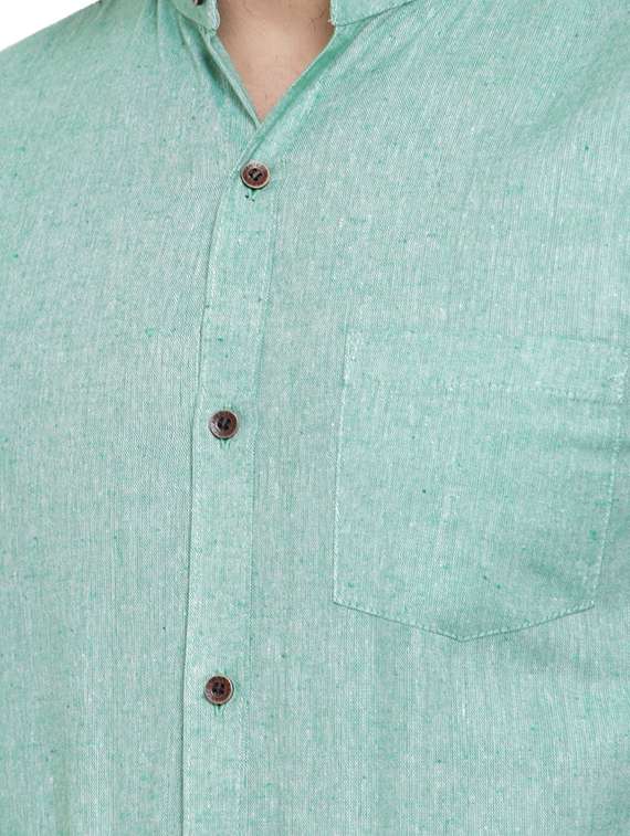 mens self design casual shirt - 17033786 -  Standard Image - 4