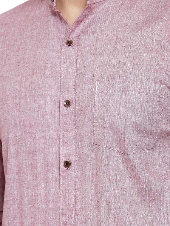 mens self design casual shirt - 17033802 -  Standard Image - 4