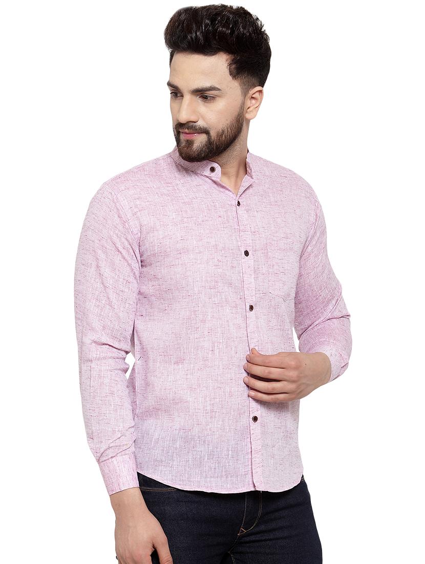 mens melange casual shirt - 17033804 -  Standard Image - 1