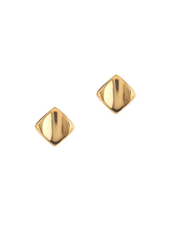 gold metal studs earring