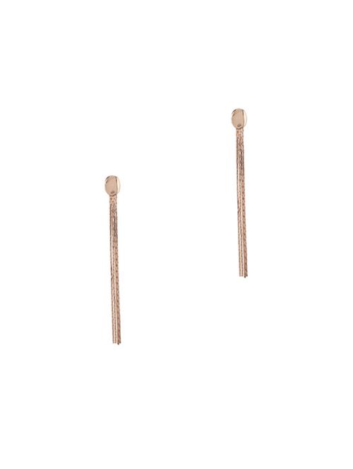 gold metal drop earring - 17041232 -  Standard Image - 0