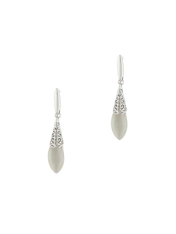 gold metal drop earring