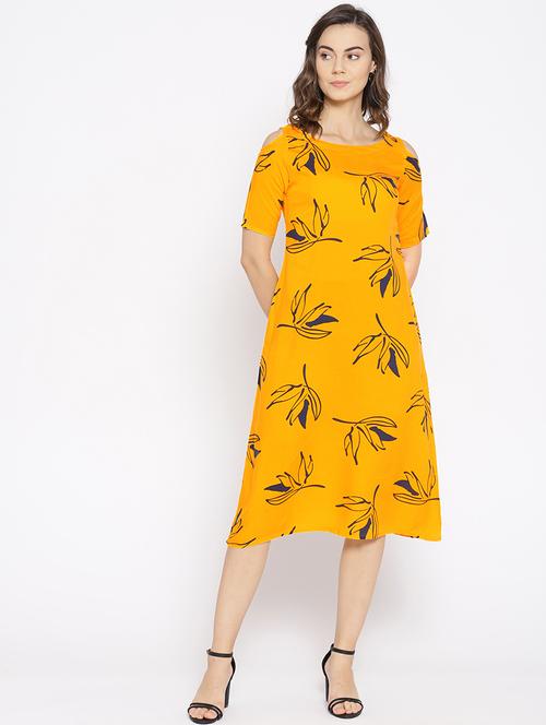 women's  leaf print dress - 17059278 -  Standard Image - 0
