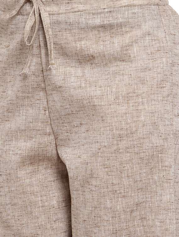 women solid wide leg trouser - 17060629 - Standard Image - 4
