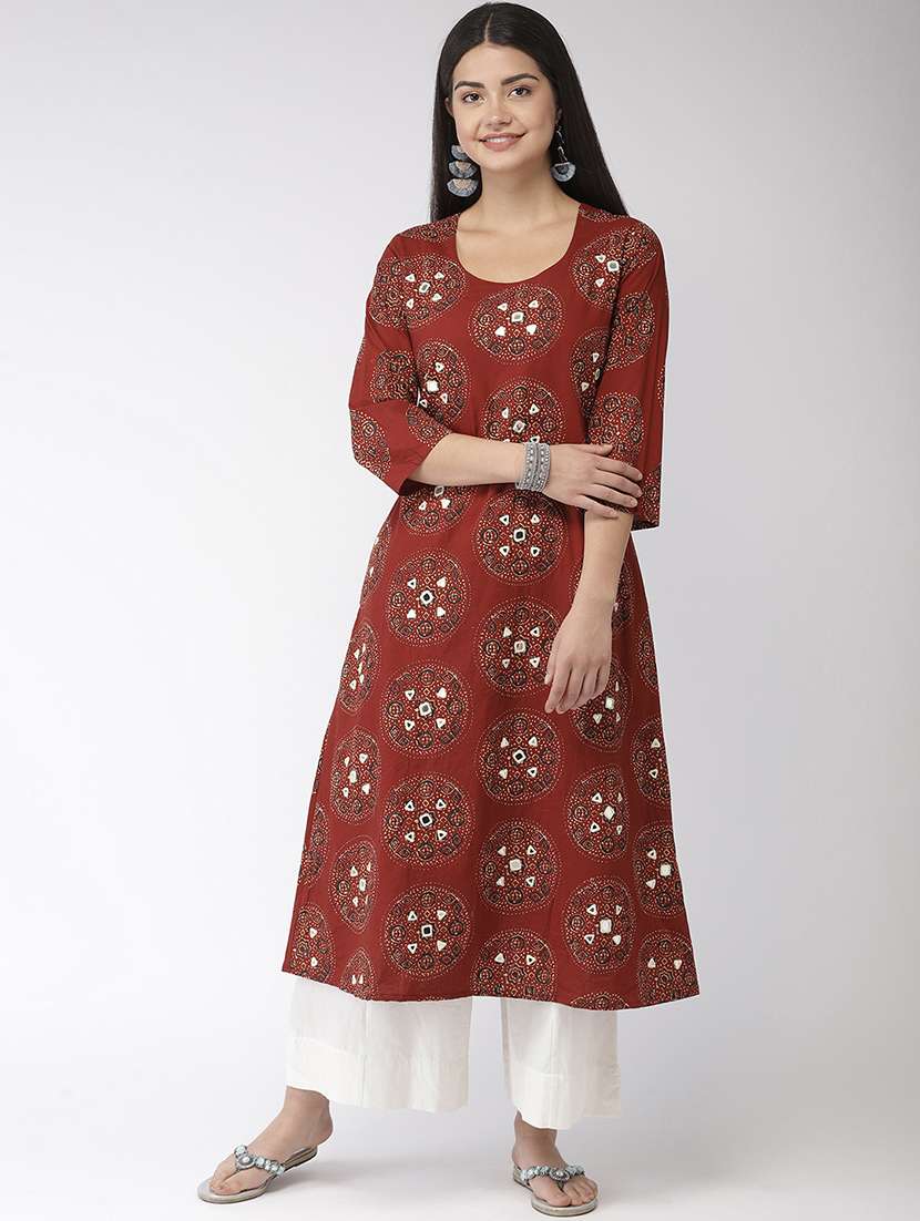 women's flared kurta