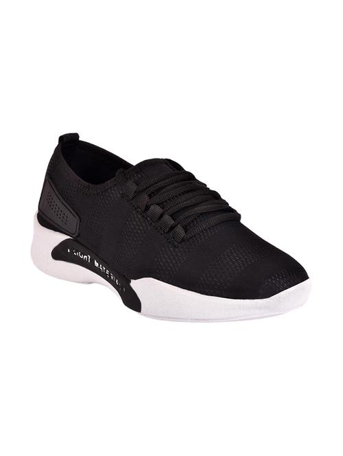 black lace up sneakers - 17060746 -  Standard Image - 0