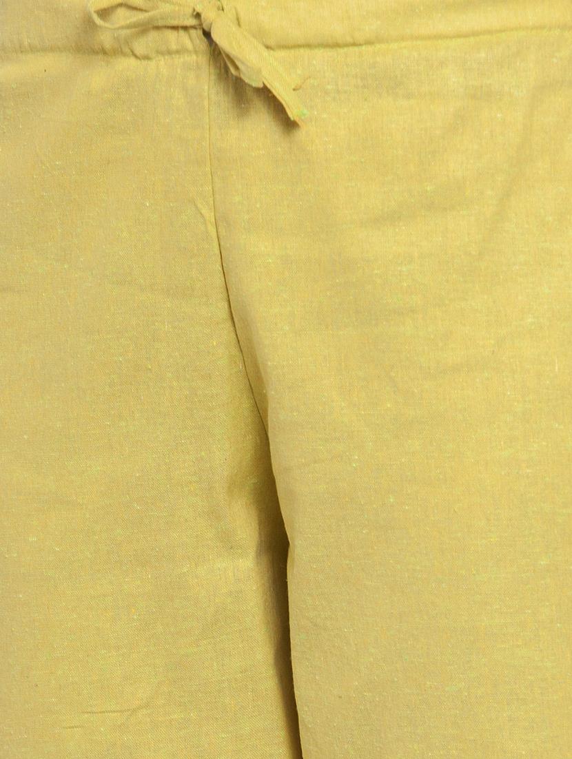 women solids calf length tailored pants - 17060965 - Standard Image - 4