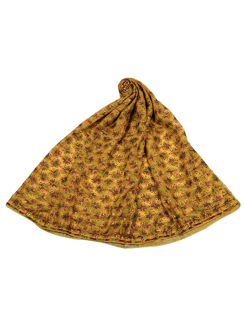 phulkari embroidered dupatta - 17063993 - Standard Image - 1