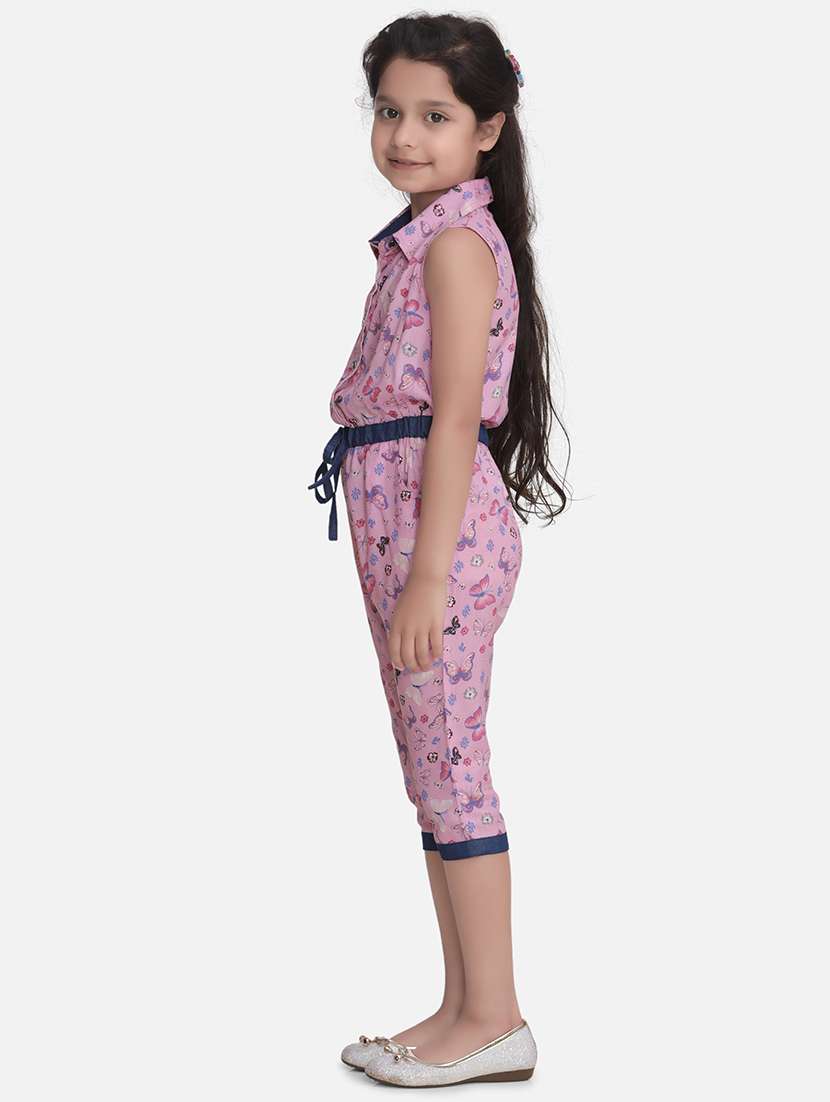 pink cotton 34th jumpsuit twin sets & jump suit - 17066361 - Standard Image - 1