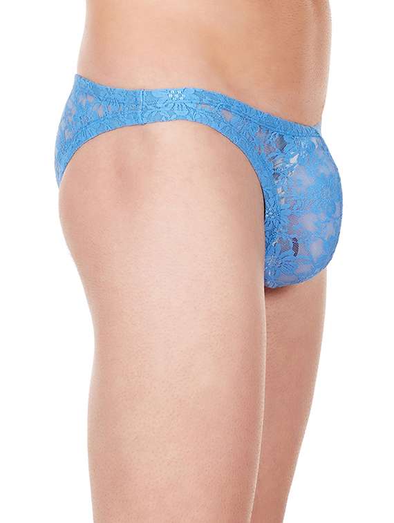 blue solid nylon hipster - 17068063 -  Standard Image - 1