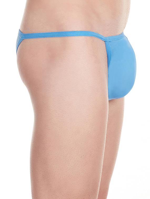 blue solid nylon hipster - 17068085 - Standard Image - 1
