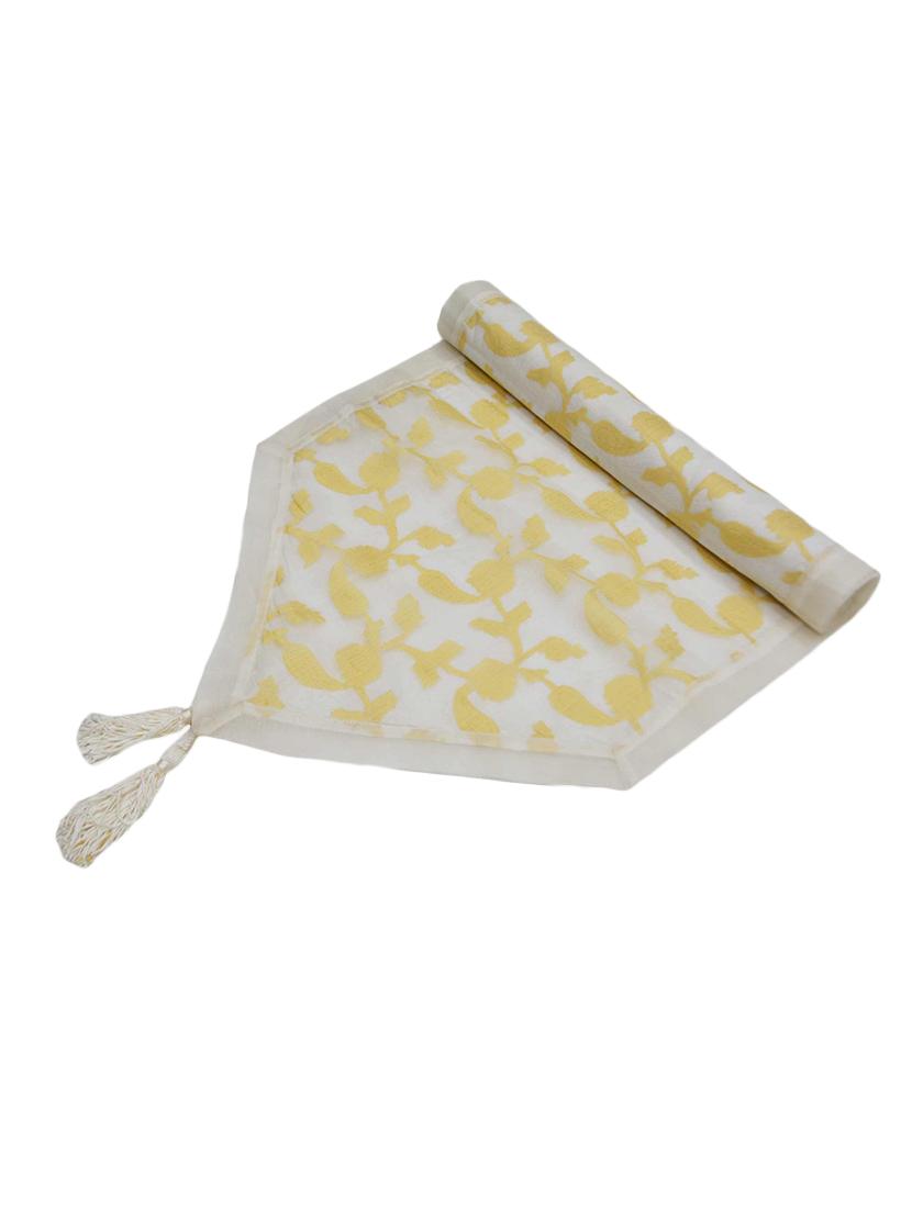 cutwork floral table runner - 17068664 - Standard Image - 1