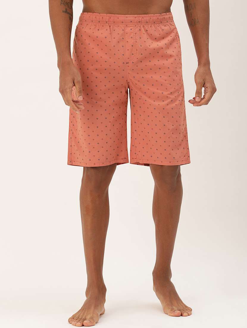 orange cotton boxer shorts